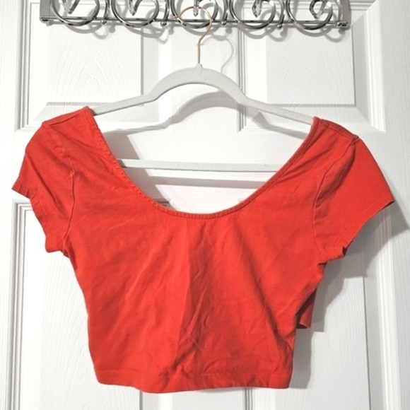 Charlotte Russe Tops - Charlotte Russe Tee Shirt Crop Top - Size M